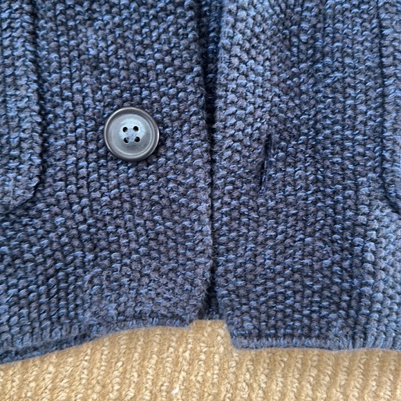Navy knit cardigan S (4-5), Tea Collection - Picture 6 of 7
